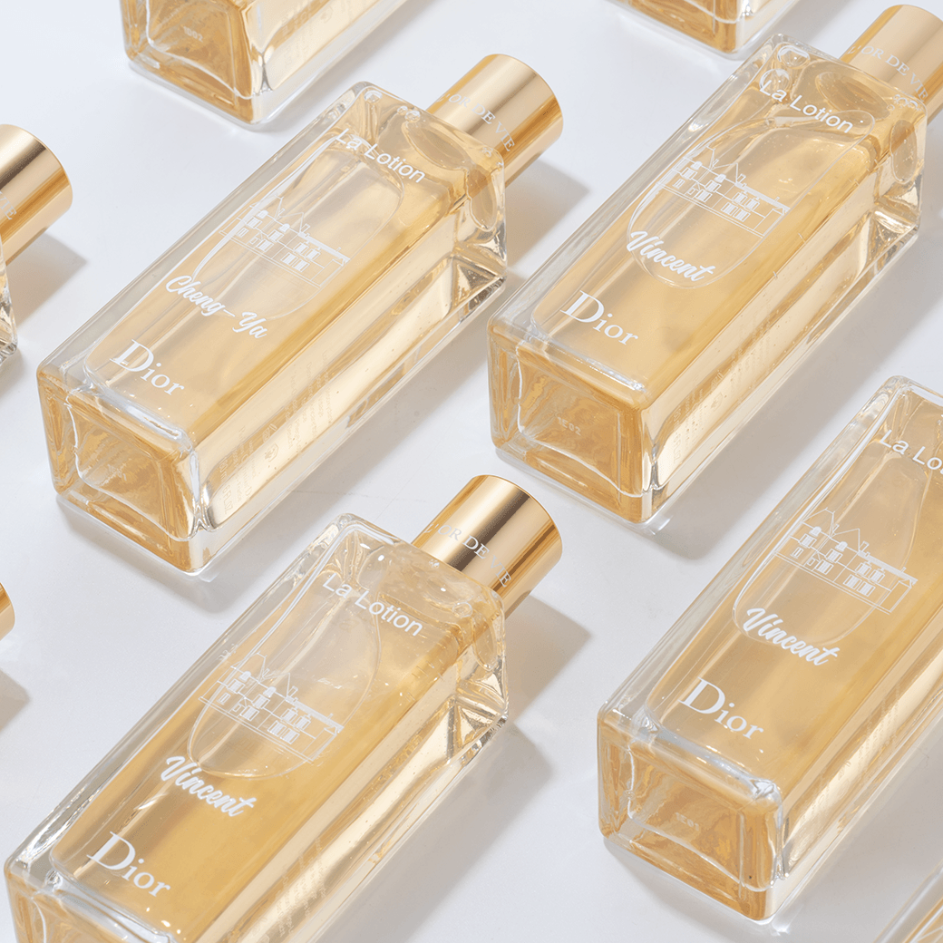 DIOR精華液玻璃UV印刷代工